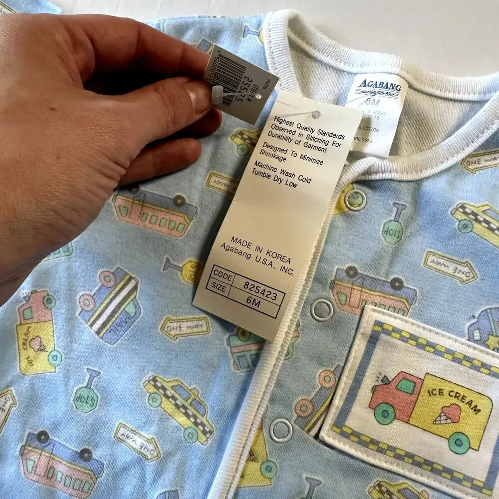 NWT Deadstock Vintage Ice Cream Truck Jumper Sz 6 mo